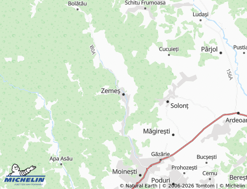 MICHELIN Zemeș map - ViaMichelin