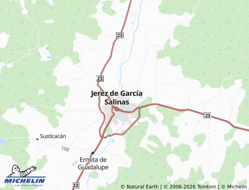 MICHELIN Ciénega map - ViaMichelin