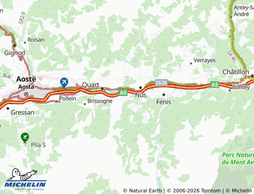 Carte MICHELIN Saint-Marcel - ViaMichelin