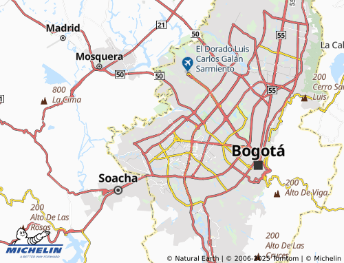 MICHELIN Tairona map - ViaMichelin