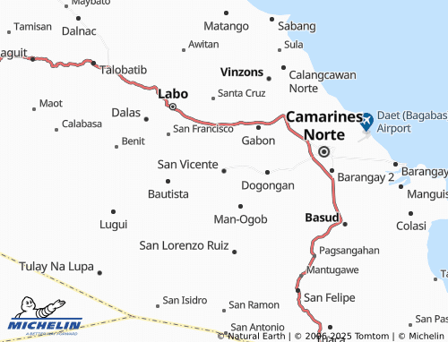 MICHELIN-Landkarte San Vicente - ViaMichelin