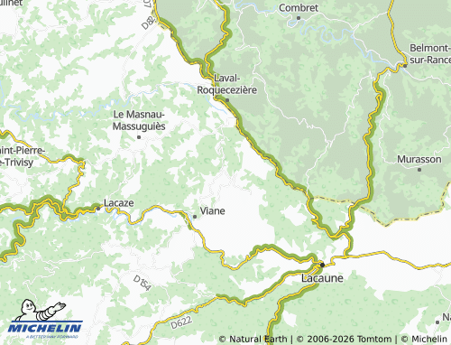 Mapa MICHELIN Senaux - ViaMichelin