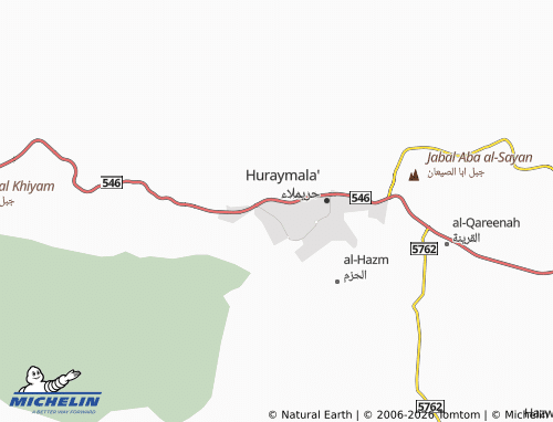 Carte MICHELIN al-Rawdah - ViaMichelin