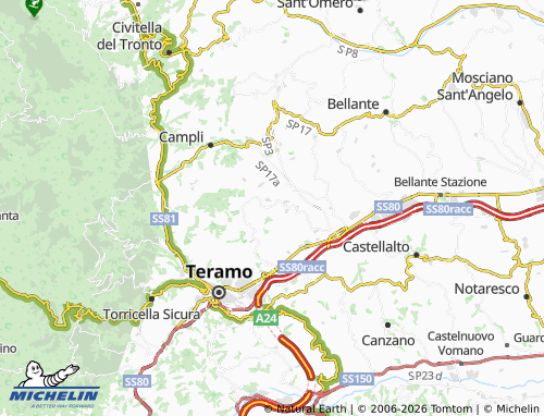 Mappa MICHELIN Monticelli - ViaMichelin