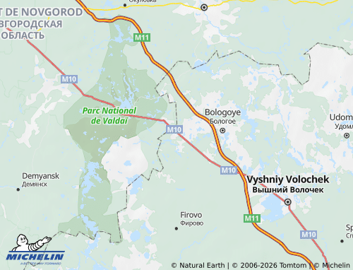MICHELIN Ozernyy map - ViaMichelin