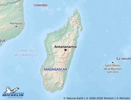 Carte MICHELIN Madagascar - ViaMichelin