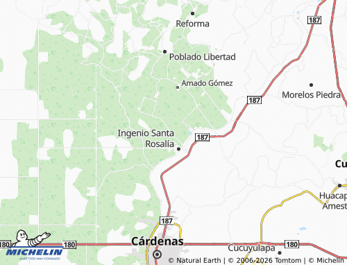 MICHELIN-Landkarte El Carmen - ViaMichelin