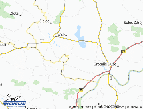 MICHELIN Szczytniki map - ViaMichelin