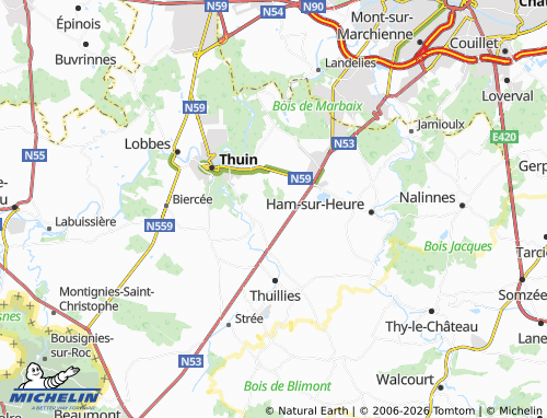 Mappa MICHELIN Reumont - ViaMichelin