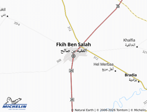 MICHELIN al-Faqeeh Bin Salih map - ViaMichelin