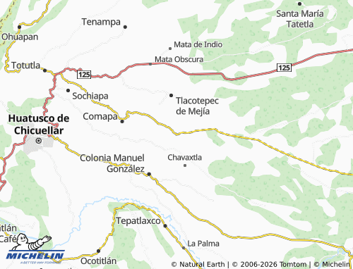 Mappa MICHELIN Boca del Monte Centro - ViaMichelin