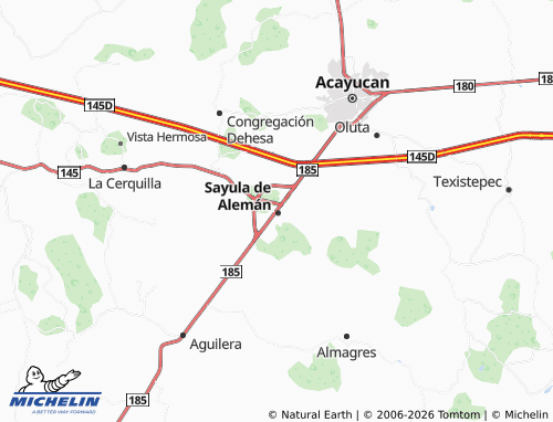 MICHELIN Centro map - ViaMichelin