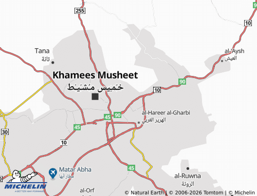 MICHELIN-Landkarte al-Yarmouk - ViaMichelin