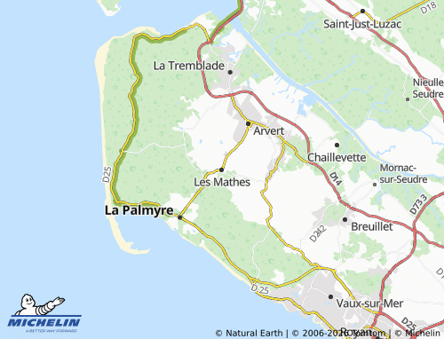 Mapa MICHELIN Les Mathes - ViaMichelin