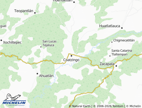 MICHELIN De Guadalupe map - ViaMichelin