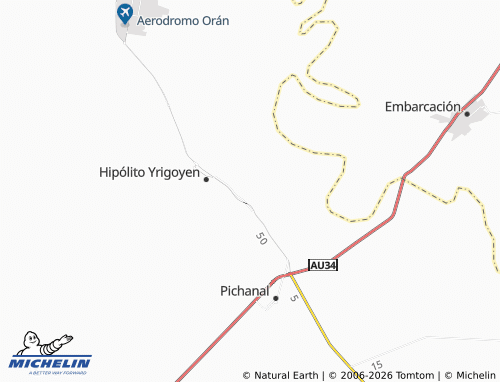 MICHELIN El Tabacal map - ViaMichelin