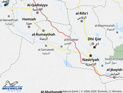 MICHELIN-Landkarte al-Khudeer - ViaMichelin