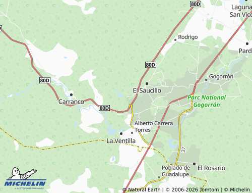 MICHELIN-Landkarte Calderón - ViaMichelin