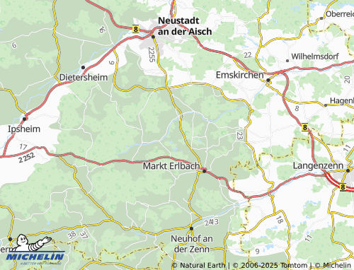 Mapa MICHELIN Buchen - ViaMichelin