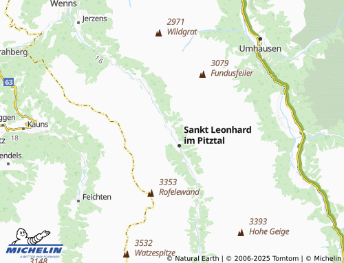 Mapa MICHELIN Innerwald - ViaMichelin