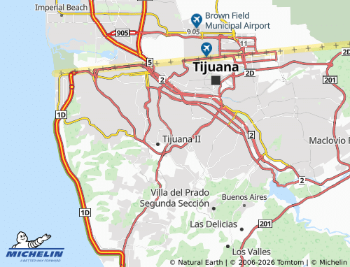 MICHELIN Anexa Internacional map - ViaMichelin