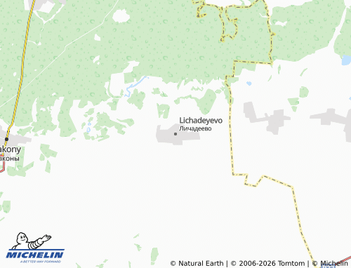MICHELIN-Landkarte Lichadeyevo - ViaMichelin