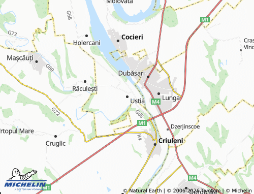 MICHELIN Ustia map - ViaMichelin