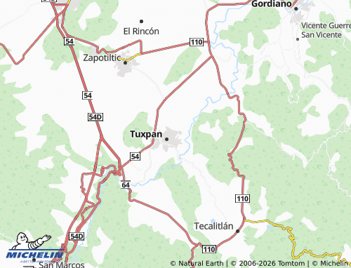 Mapa MICHELIN Benito Juárez - ViaMichelin