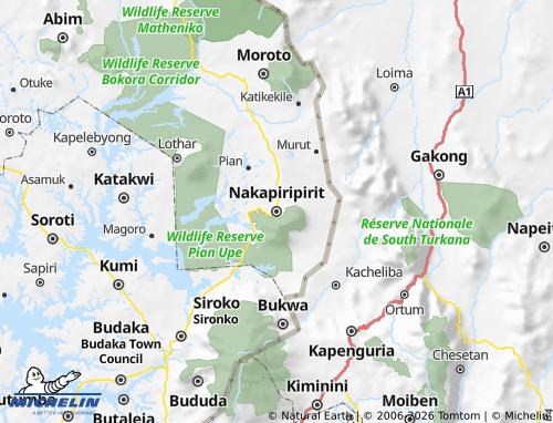 MICHELIN Chekwii map - ViaMichelin