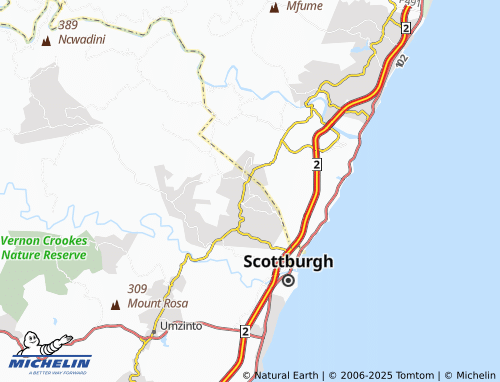 MICHELIN aMahlongwa map - ViaMichelin