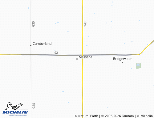Mappa MICHELIN Massena - ViaMichelin