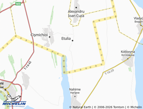 MICHELIN Etulia Nouă map - ViaMichelin