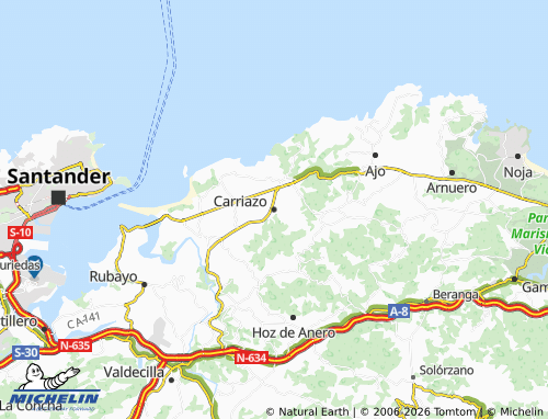MICHELIN Carriazo map - ViaMichelin