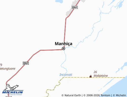 Mapa MICHELIN Manhiça - ViaMichelin