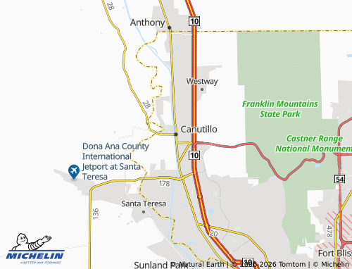 Mappa MICHELIN Canutillo - ViaMichelin