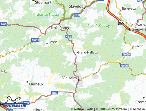 Mapa MICHELIN Petit Halleux - ViaMichelin
