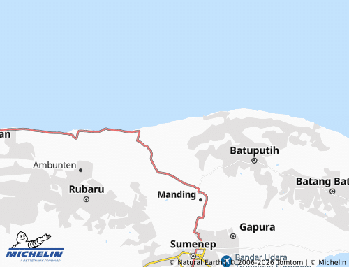 MICHELIN Dasuk Timur map - ViaMichelin