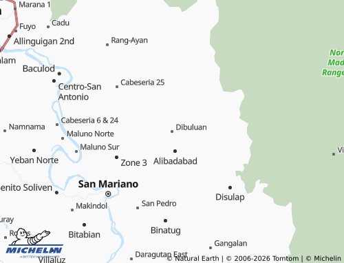 Mappa MICHELIN Dibuluan - ViaMichelin