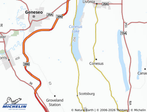 Mapa MICHELIN Maple Beach - ViaMichelin