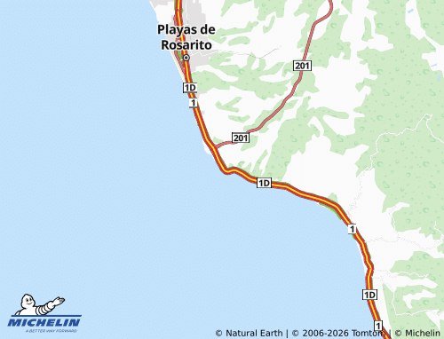 Mapa MICHELIN Torres Calafia - ViaMichelin