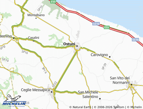 MICHELIN Sorbola map - ViaMichelin