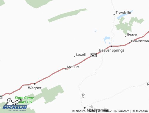 Mappa MICHELIN Lowell - ViaMichelin