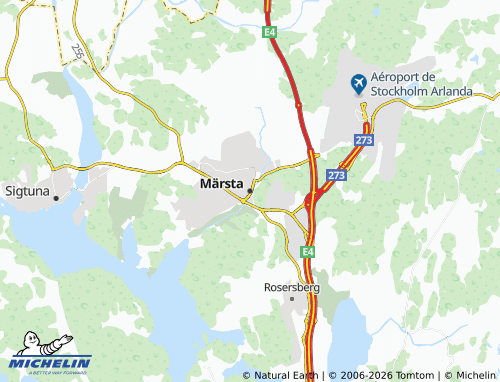 Carte MICHELIN Märsta - ViaMichelin