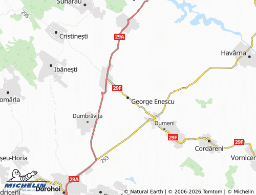 Mappa MICHELIN George Enescu - ViaMichelin