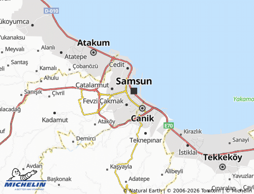 MICHELIN Rasathane map - ViaMichelin