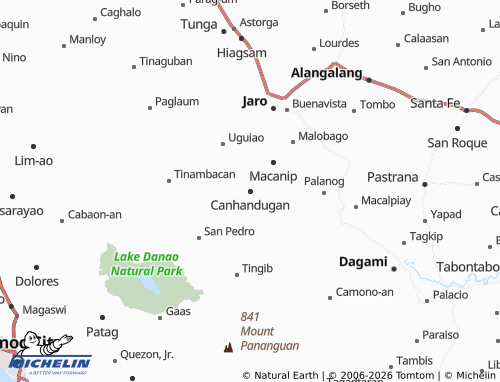 MICHELIN Canhandugan map - ViaMichelin