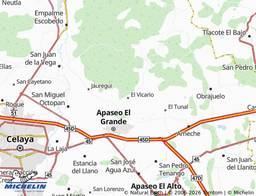 Mappa MICHELIN El Vicario - ViaMichelin