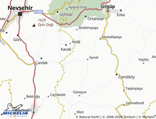 Kaart MICHELIN Bahçeli - ViaMichelin