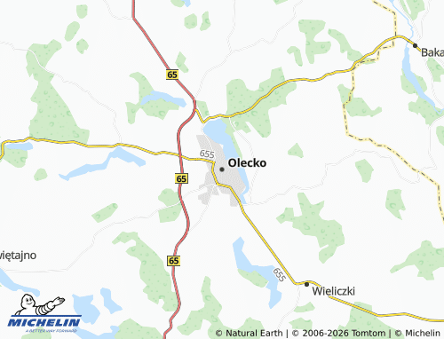 Mappa MICHELIN Olecko - ViaMichelin