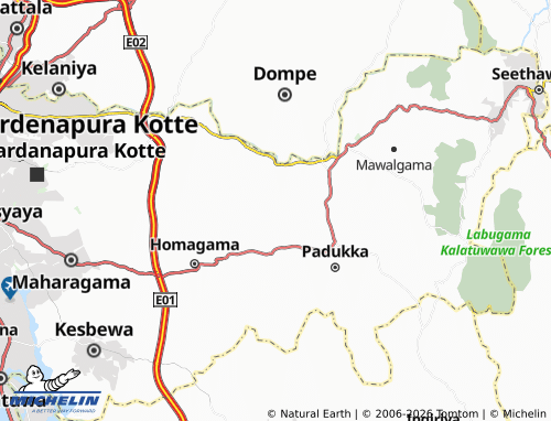 Mappa MICHELIN Batawala - ViaMichelin